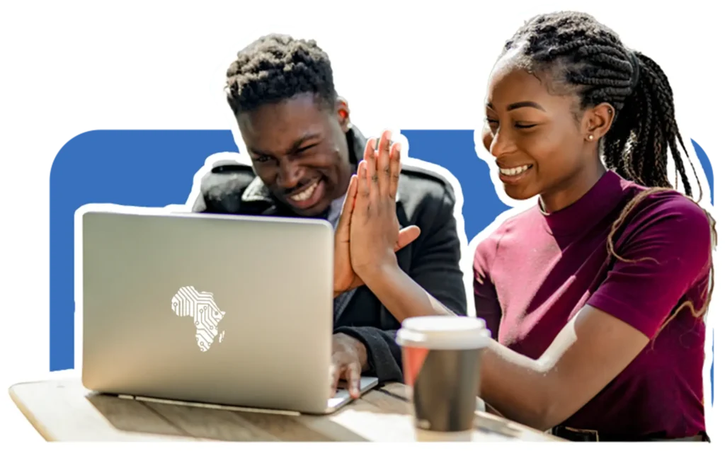 Des jeunes africains ayant transformés leur avenir grâce à Africa DigiEmpower