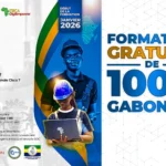 Africa Digiempower un programme de THEYA by Cybastion va former 1000 jeunes gabonais aux métiers du numérique et de la cybersécurité. Visuel réaliser par adambita237(adatheartist)
