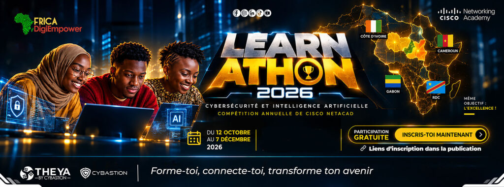 Learn a thon 2026 afrique numerique facebook generique000-Africa DigiEmpower formations gratuites pour les jeunes. design by adambita237